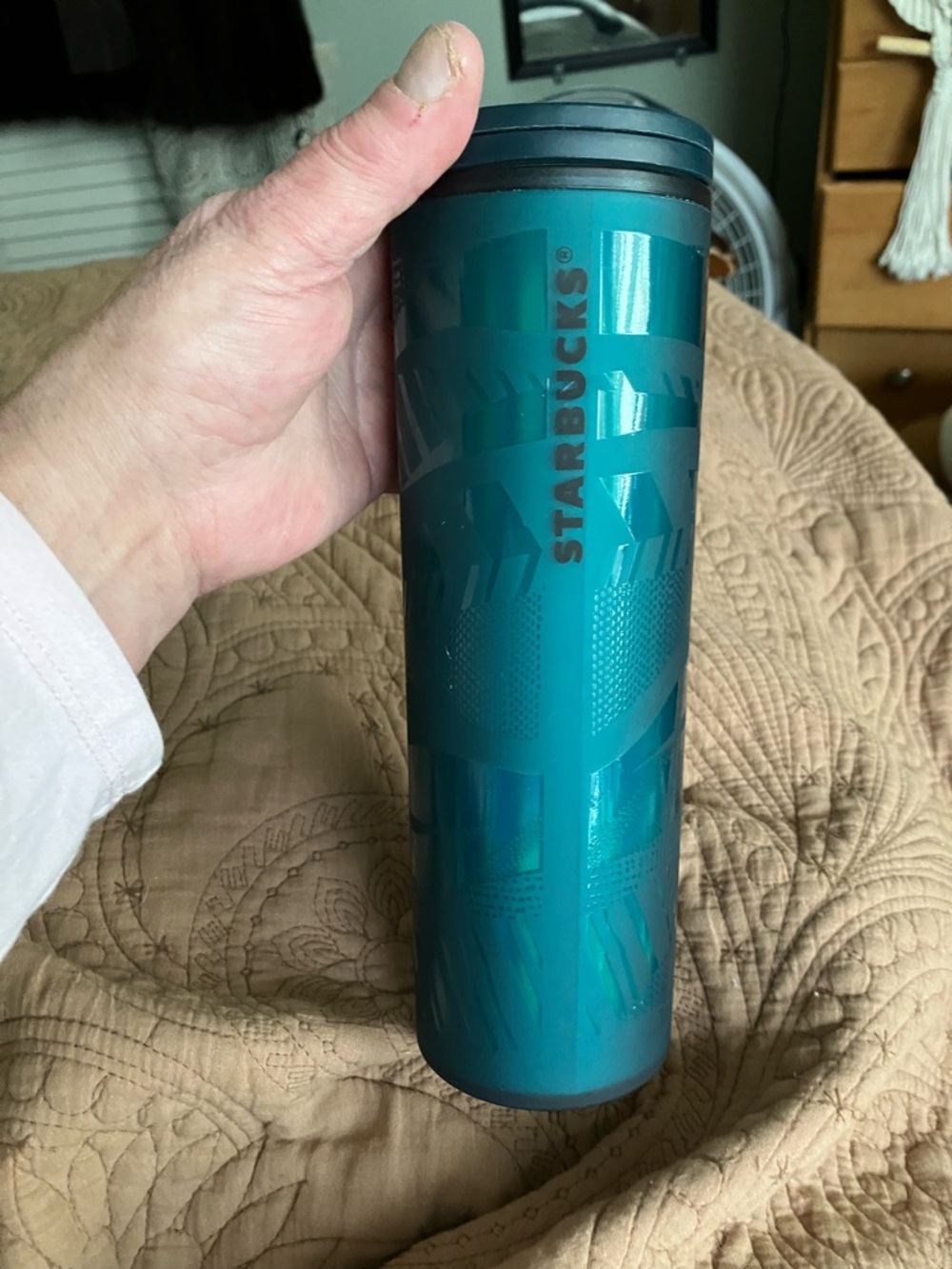 Starbucks Teal Insulated Travel Tumbler